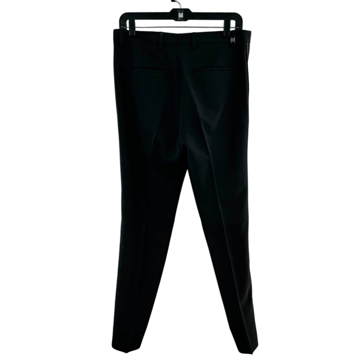 Givenchy Black Tailored Tuxedo Dress Pants Side Detail Stripe