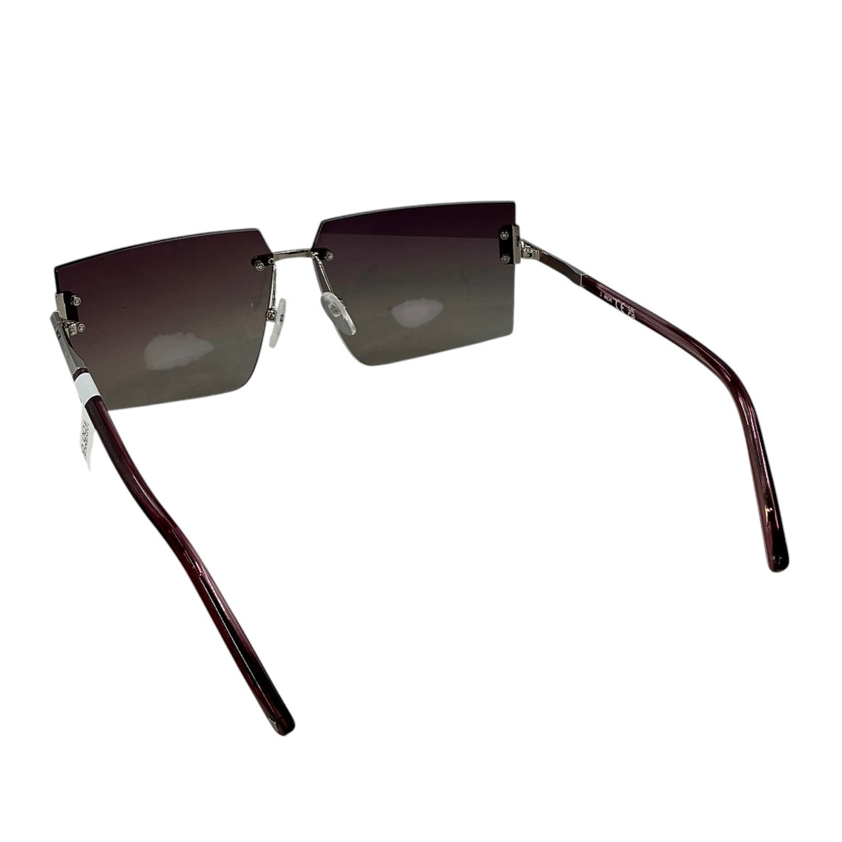 MCM MW0028-H Rimless Rectangle Gradient Sunglasses