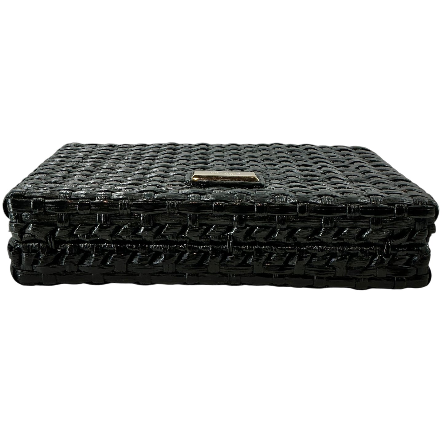 Kate Spade New York Woven Bow-Top Evening Clutch Bag