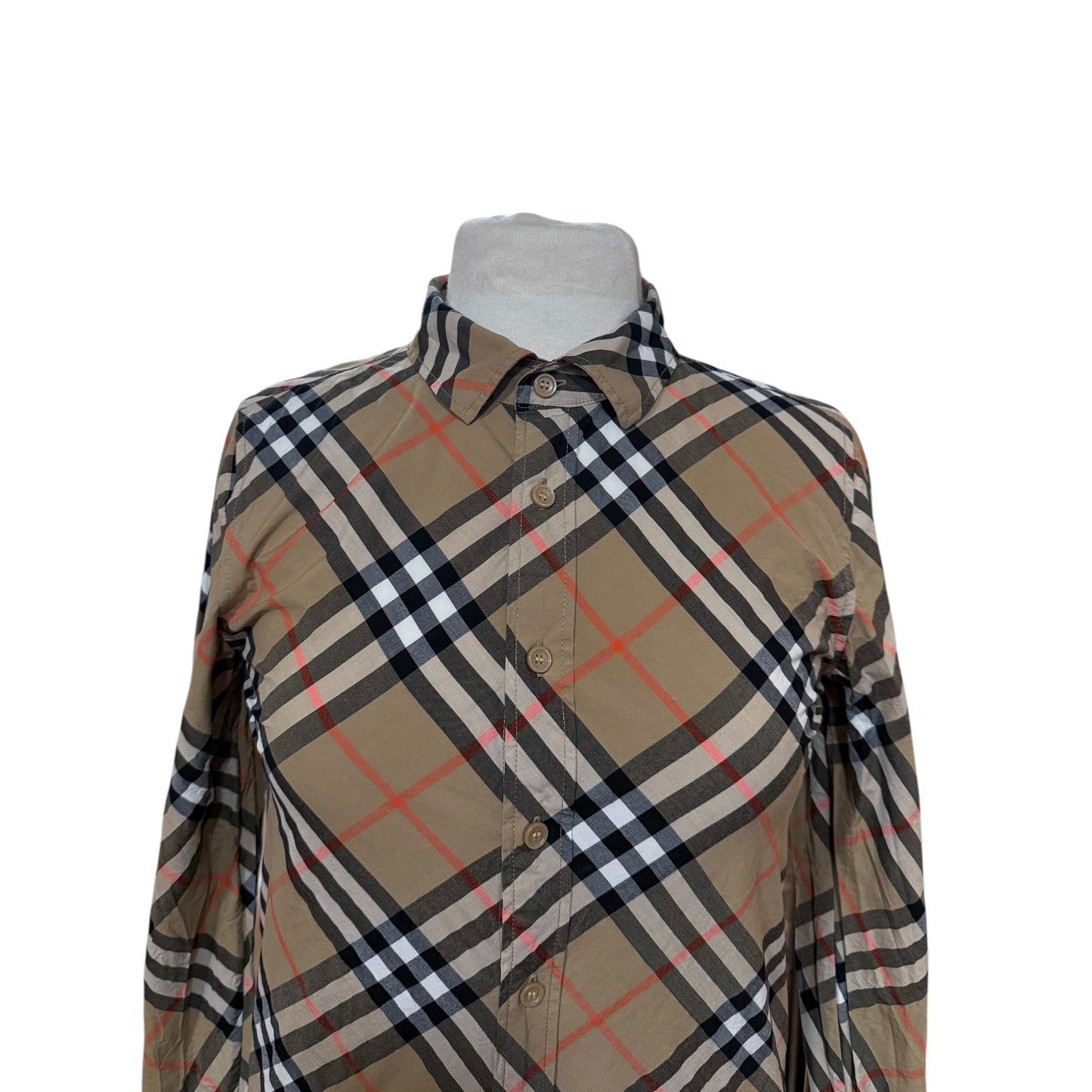 Burberry Check Button Up