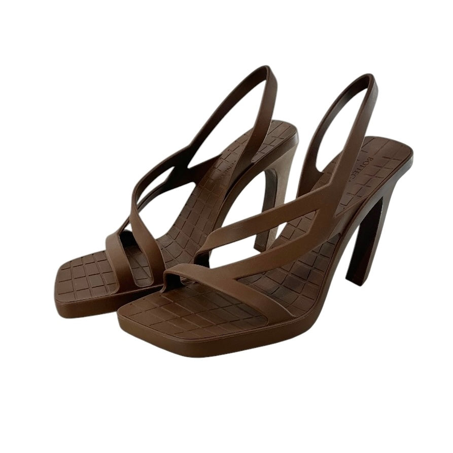 Bottega Veneta Jimbo Slingback Rubber Heeled Sandals