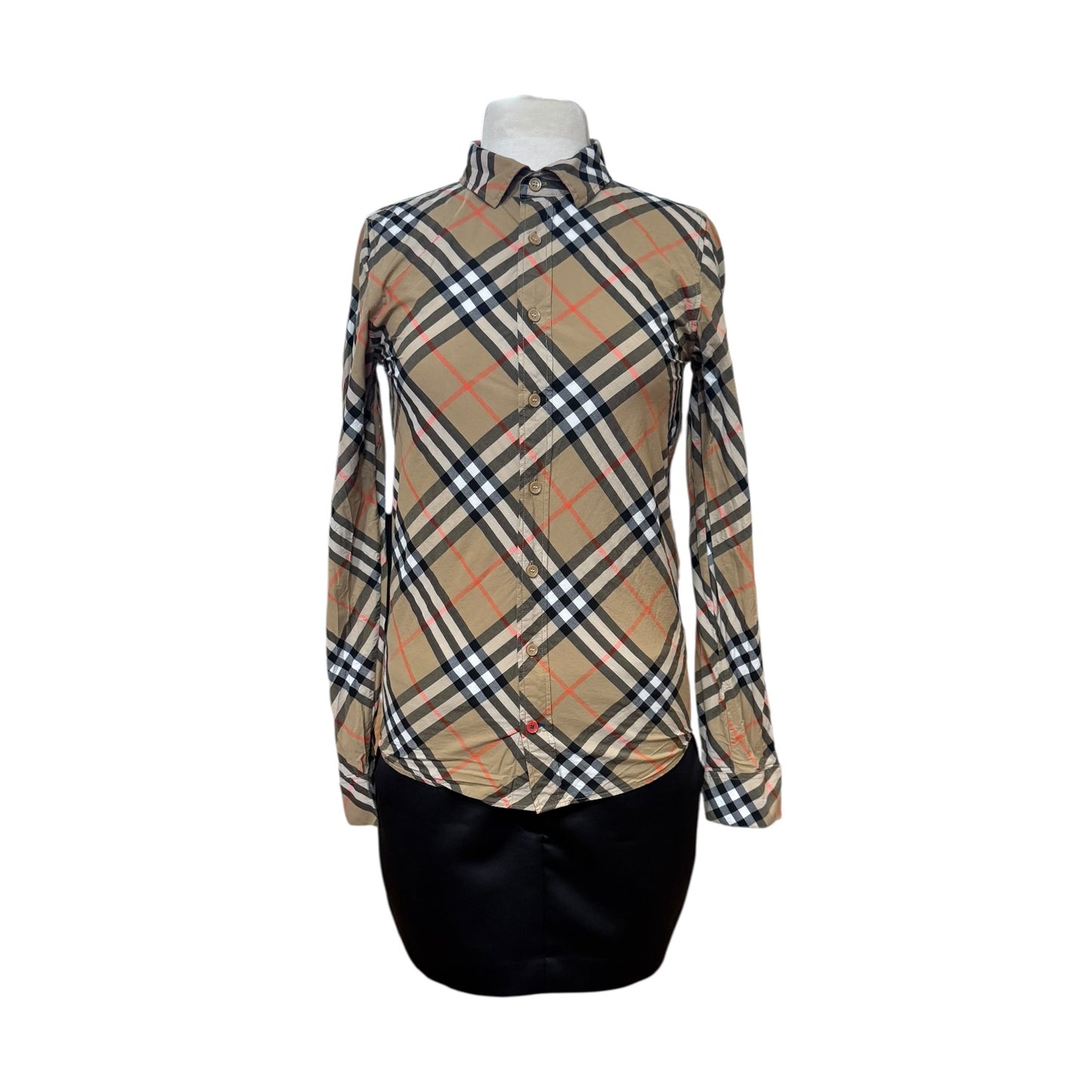Burberry Check Button Up