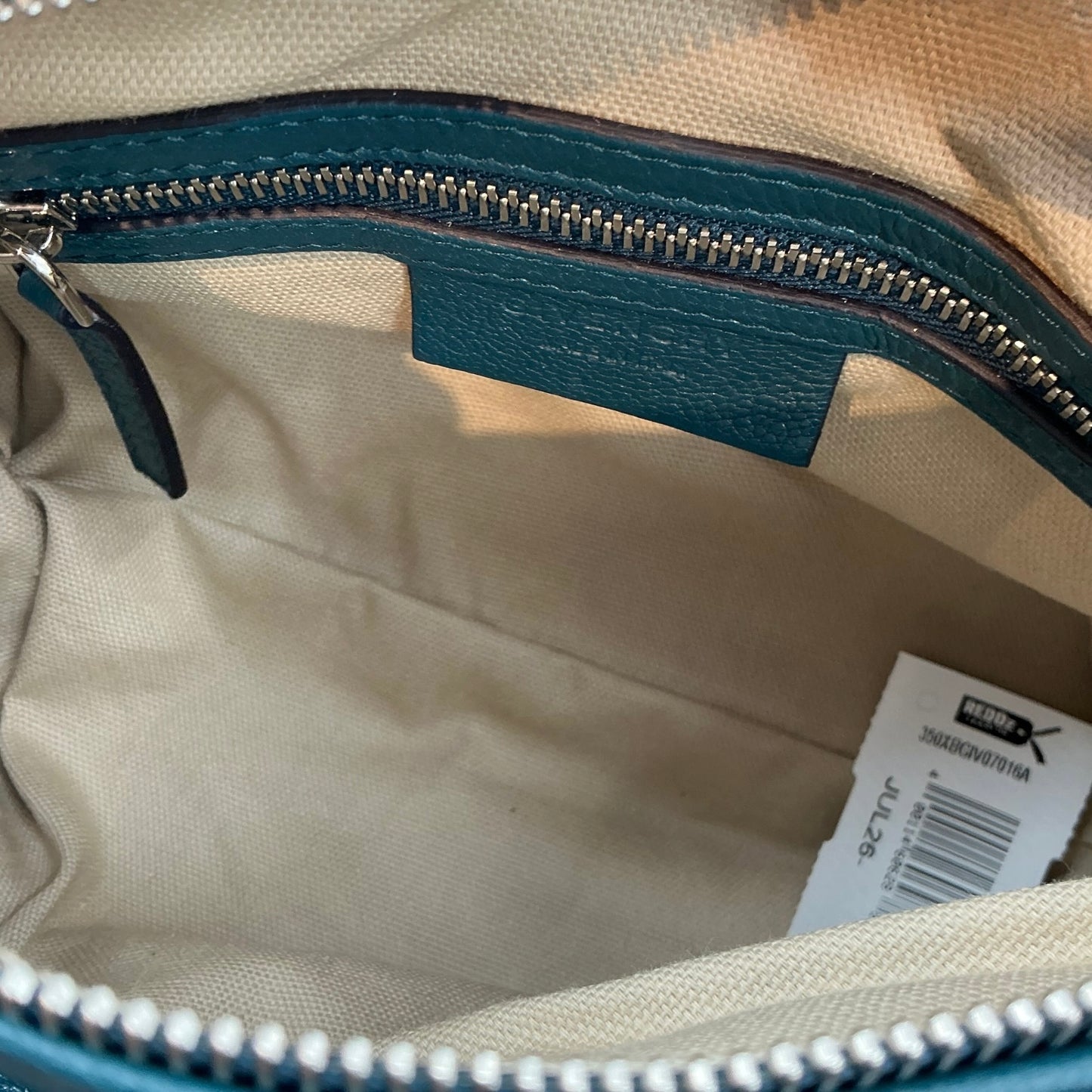 Givenchy Mini Pandora Crossbody Bag – Teal Grained Goatskin Leather