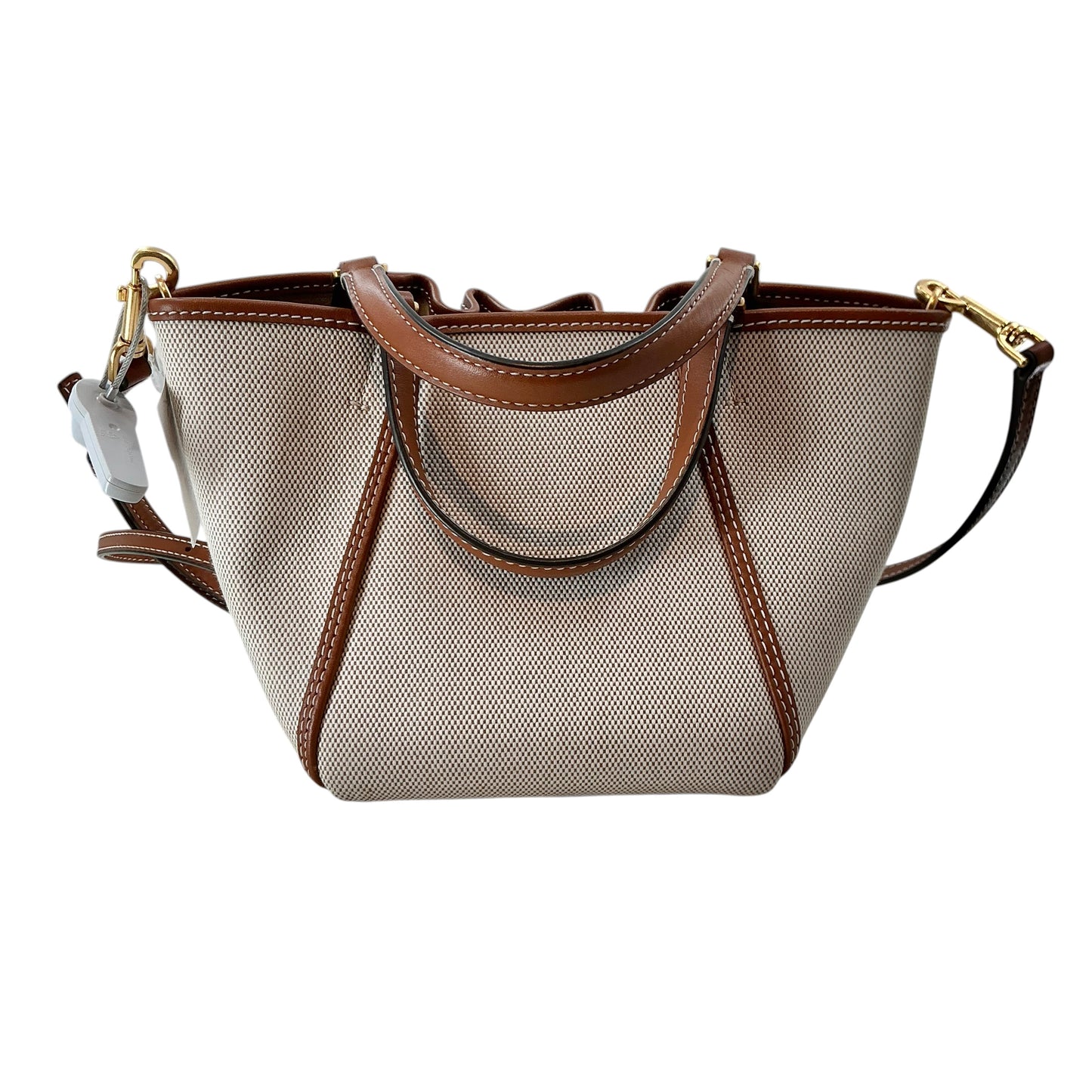 Tory Burch McGraw Mini Canvas Drawstring Satchel