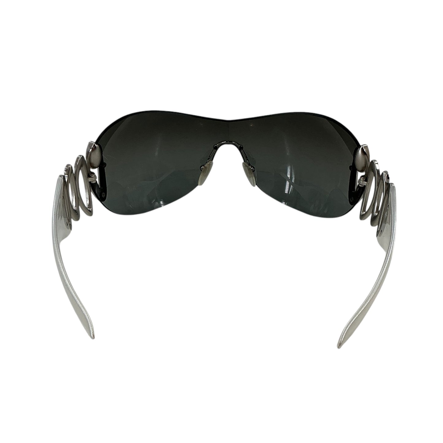 BVLGARI 6017-B Shield Sunglasses with Swarovski Crystals