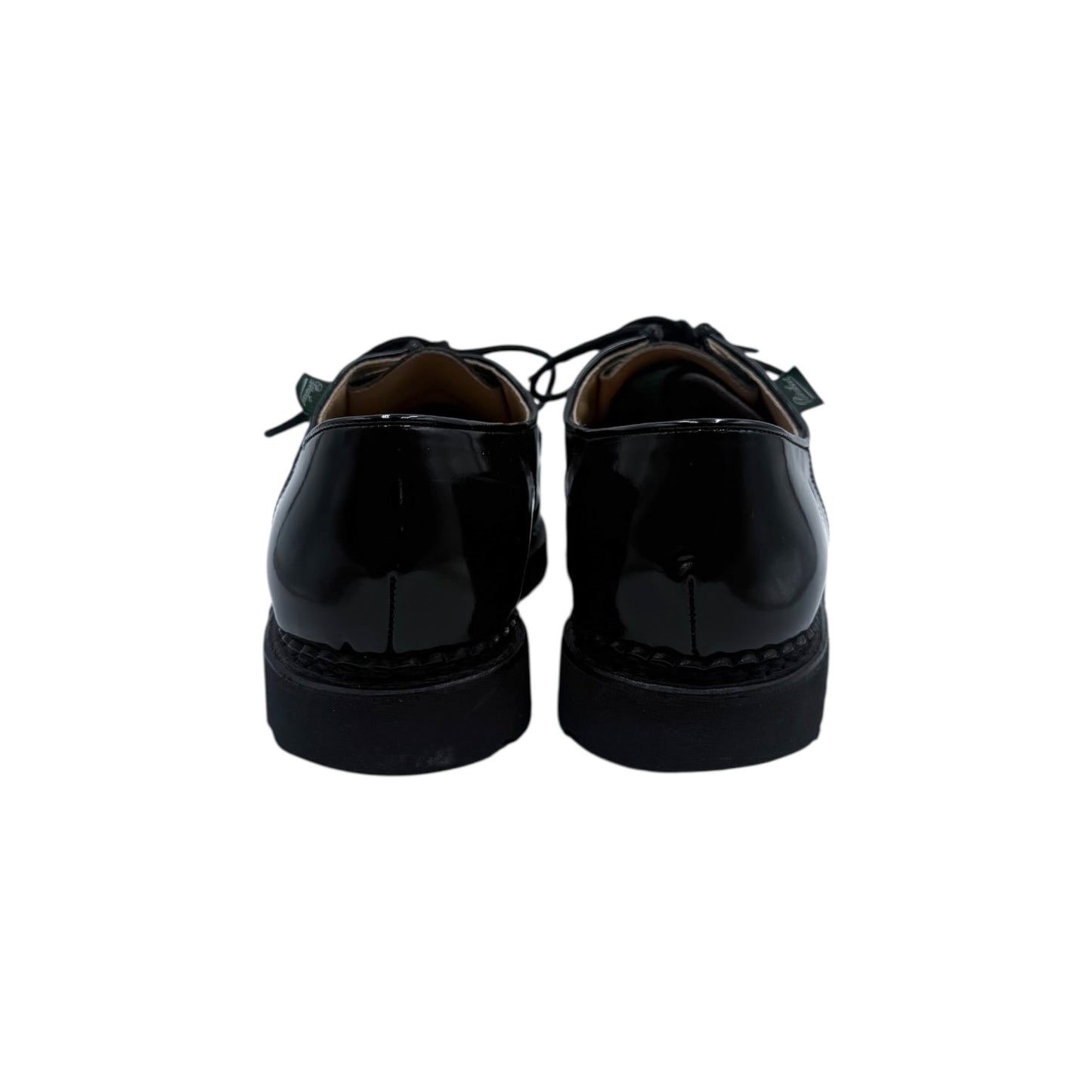 Paraboots Michael Gloss Noir Moc-Toe Derby Shoes