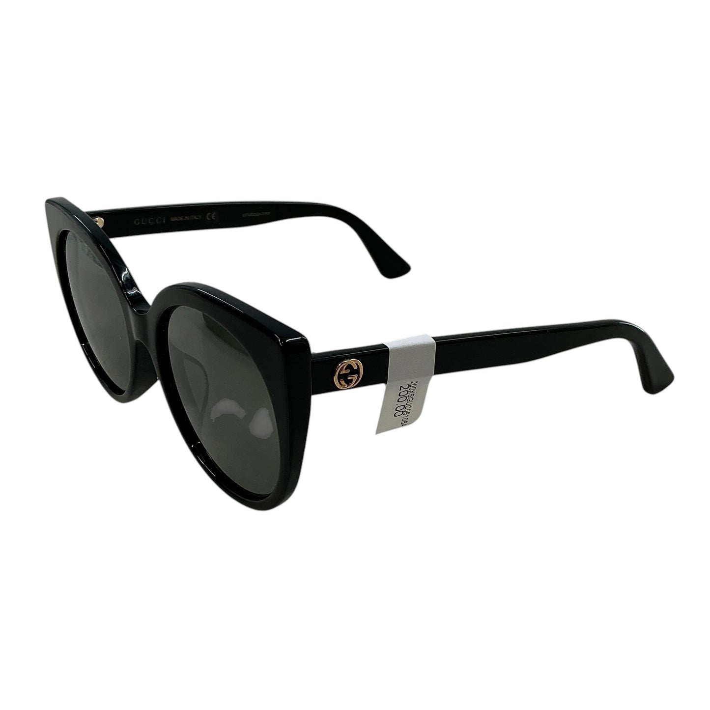 Gucci Women's GG1315S Black/Grey Cat-Eye Sunglasses
