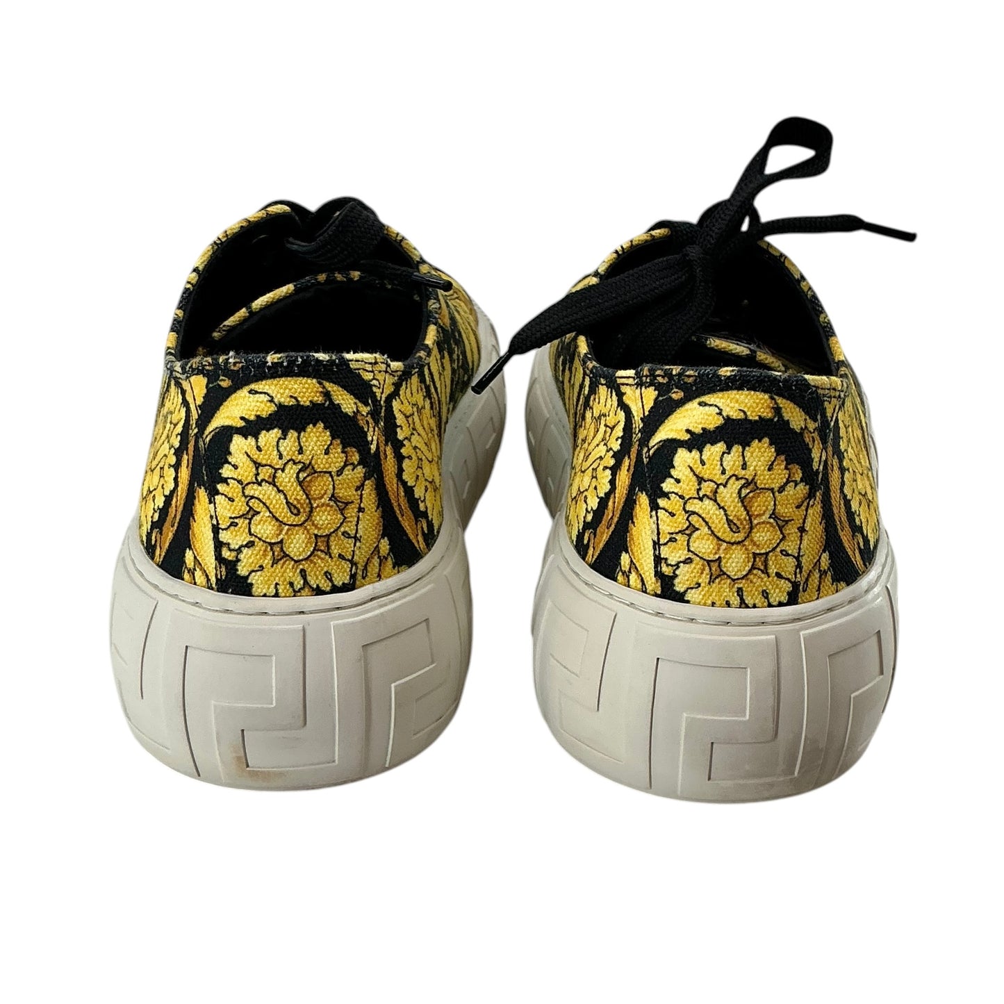Versace Greca Barocco Canvas Low-Top Sneakers