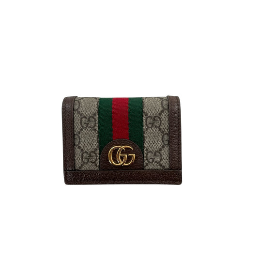 Gucci Canvas and Leather Bifold Wallet