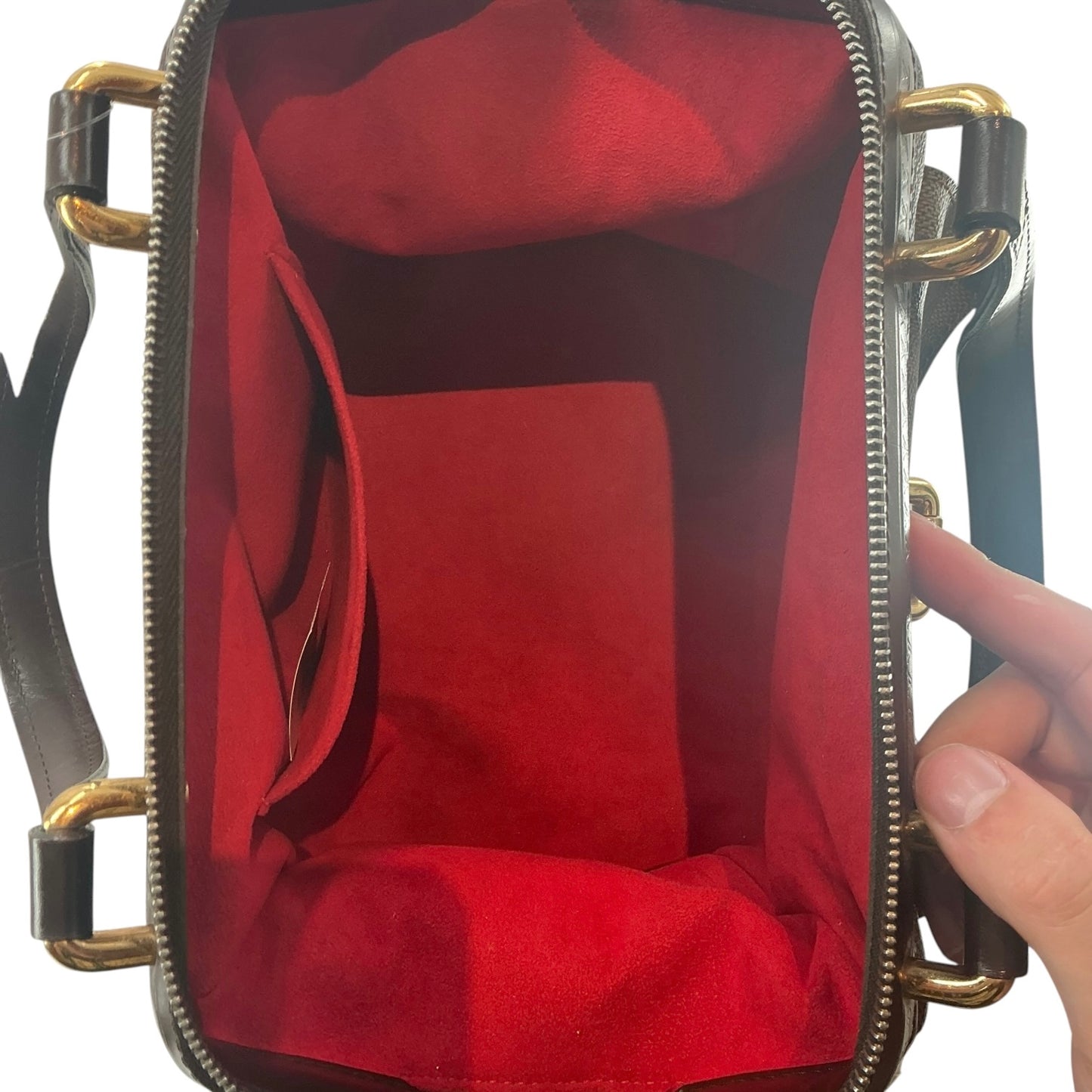 Louis Vuitton Knightsbridge Damier Ebene Satchel Bag