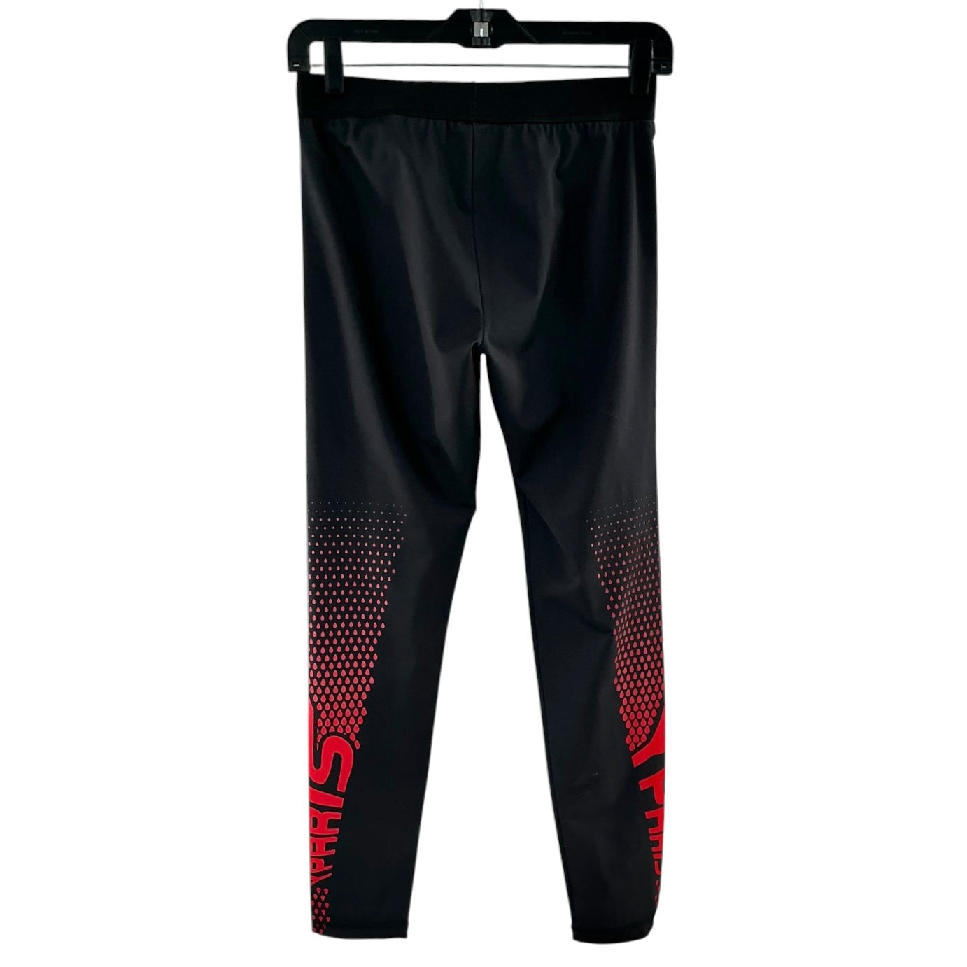 Givenchy Black & Red Logo Sport Leggings
