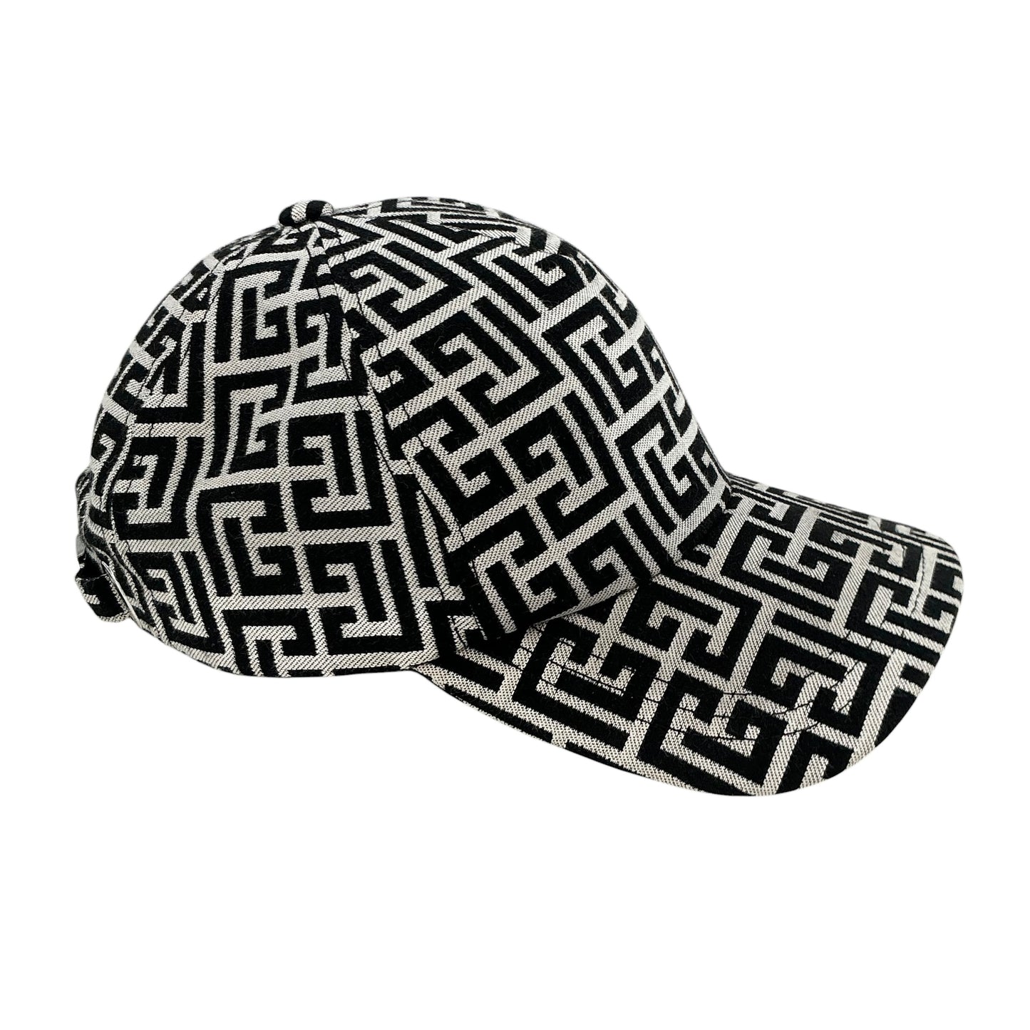 Balmain Jacquard Monogram Baseball Hat
