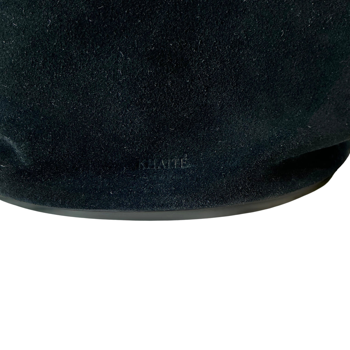 Khaite Medium Lotus Tote Bag – Black Suede