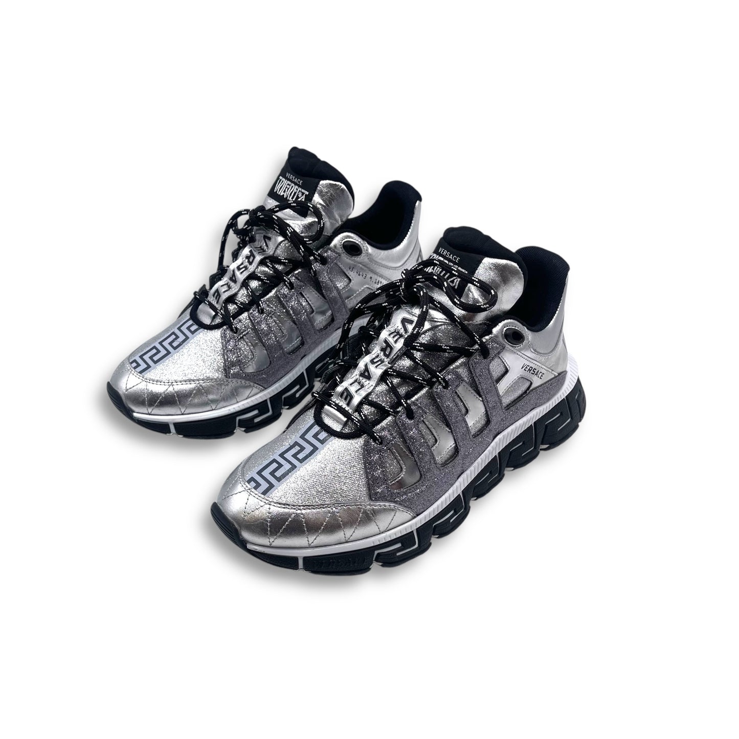 Versace Trigreca Silver Snkr Men