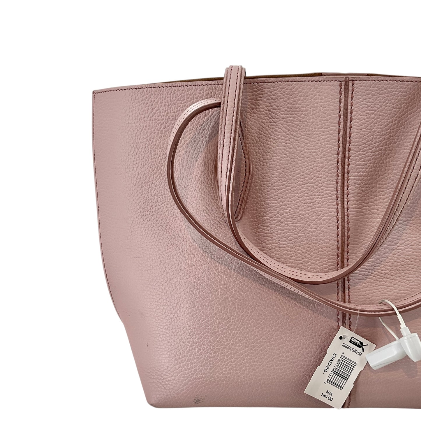 Tod's Joy Medium Pebbled Leather Tote Bag - Powder Pink