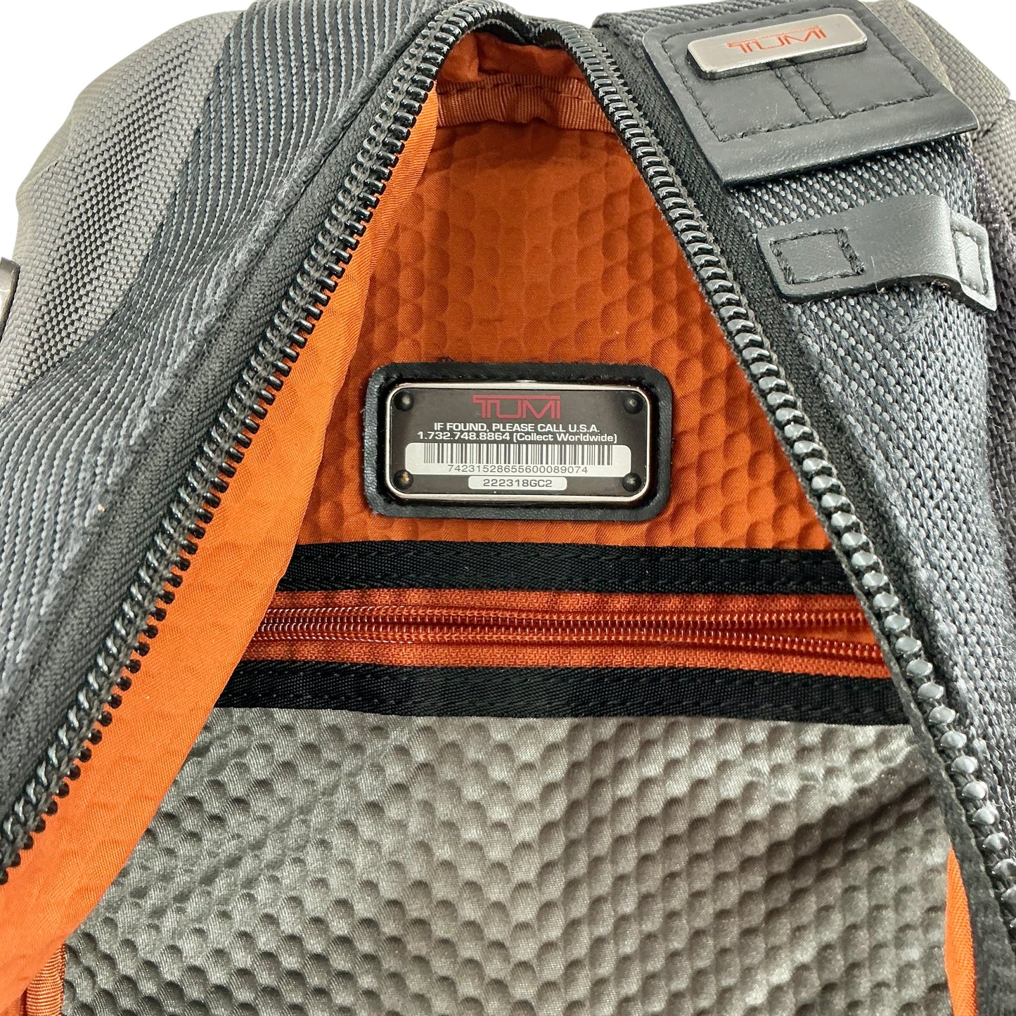 TUMI Alpha Bravo "Higgins" Ballistic Nylon Sling Bag / Crossbody – Grey Camo