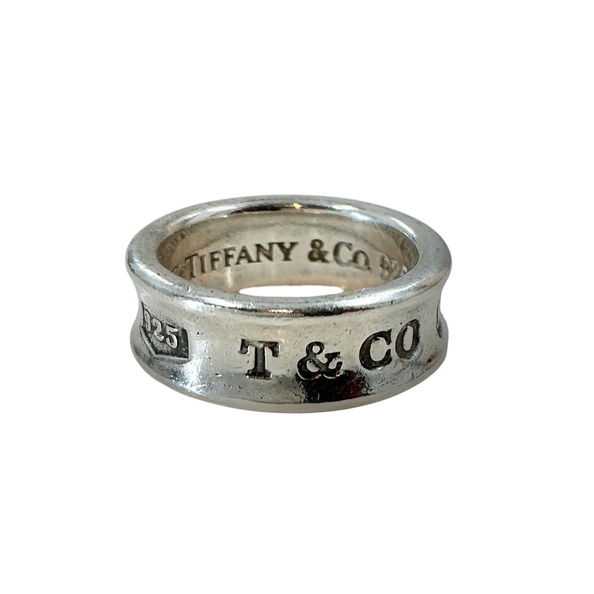 Tiffany & Co. Sterling Silver 1837 Classic Ring Band 925