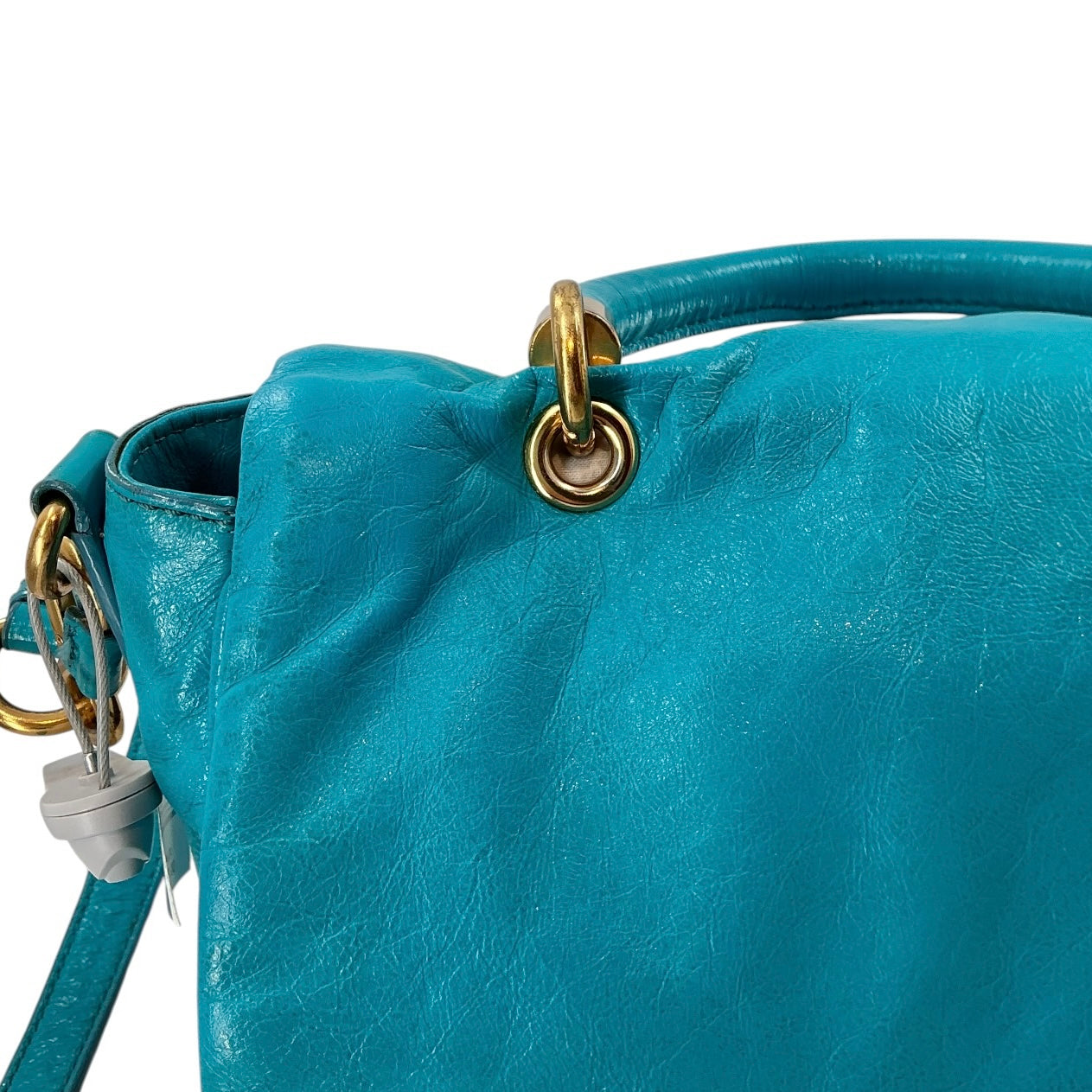 Marc by Marc Jacobs "Too Hot to Handle" Teal Leather Crossbody Bag