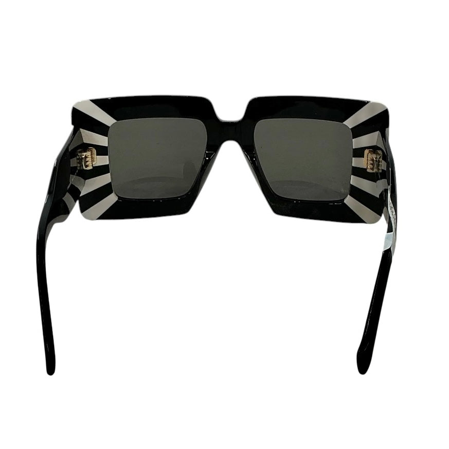 Loewe Anagram Square Striped Sunglasses