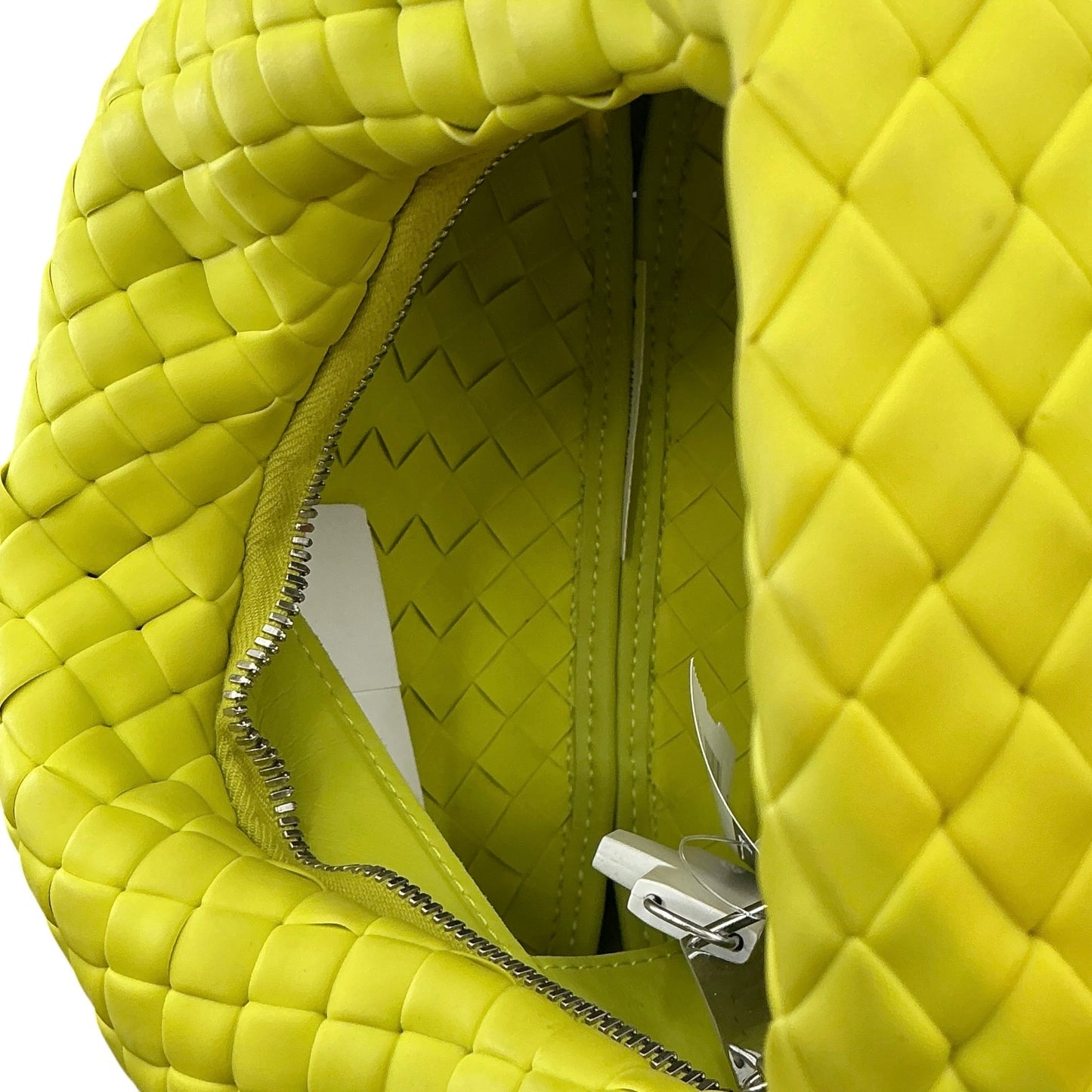 Bottega Veneta Padded Jodie Mini Rubber Vert Kiwi