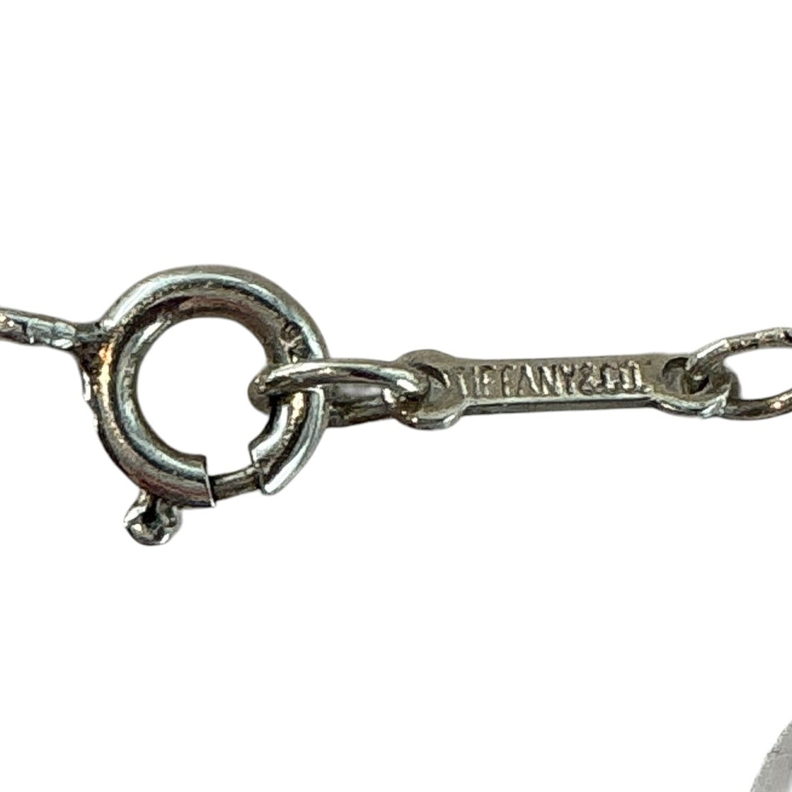 Tiffany & Co. Elsa Peretti Teardrop Pendant Necklace in Sterling Silver