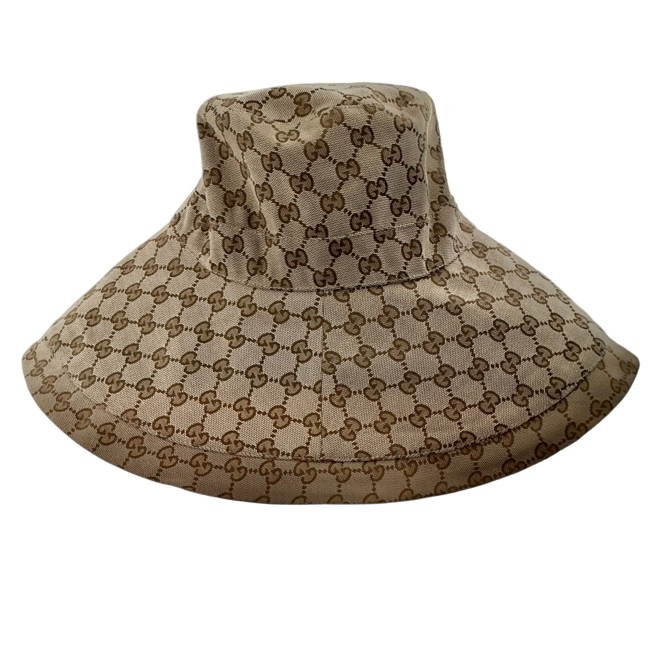 Gucci GG Monogram Canvas Wide-Brim Bucket Hat