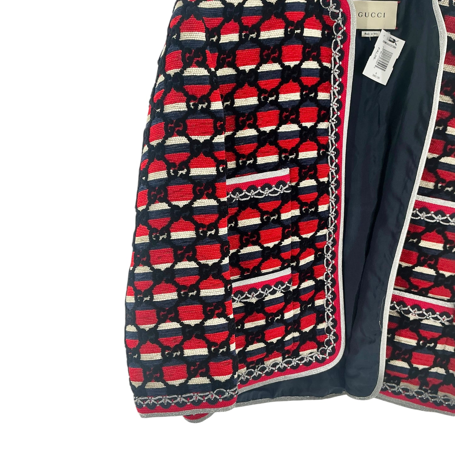 Gucci Interlocking GG Monogram Tweed Jacket