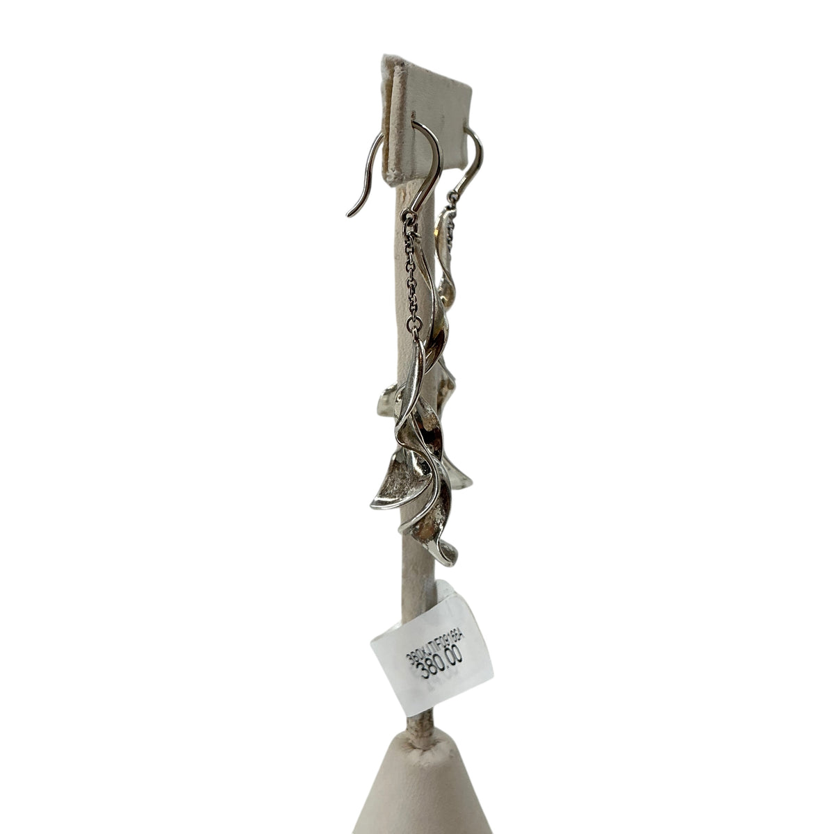 Tiffany & Co. x Frank Gehry Sterling Silver Double Orchid Drop Earrings