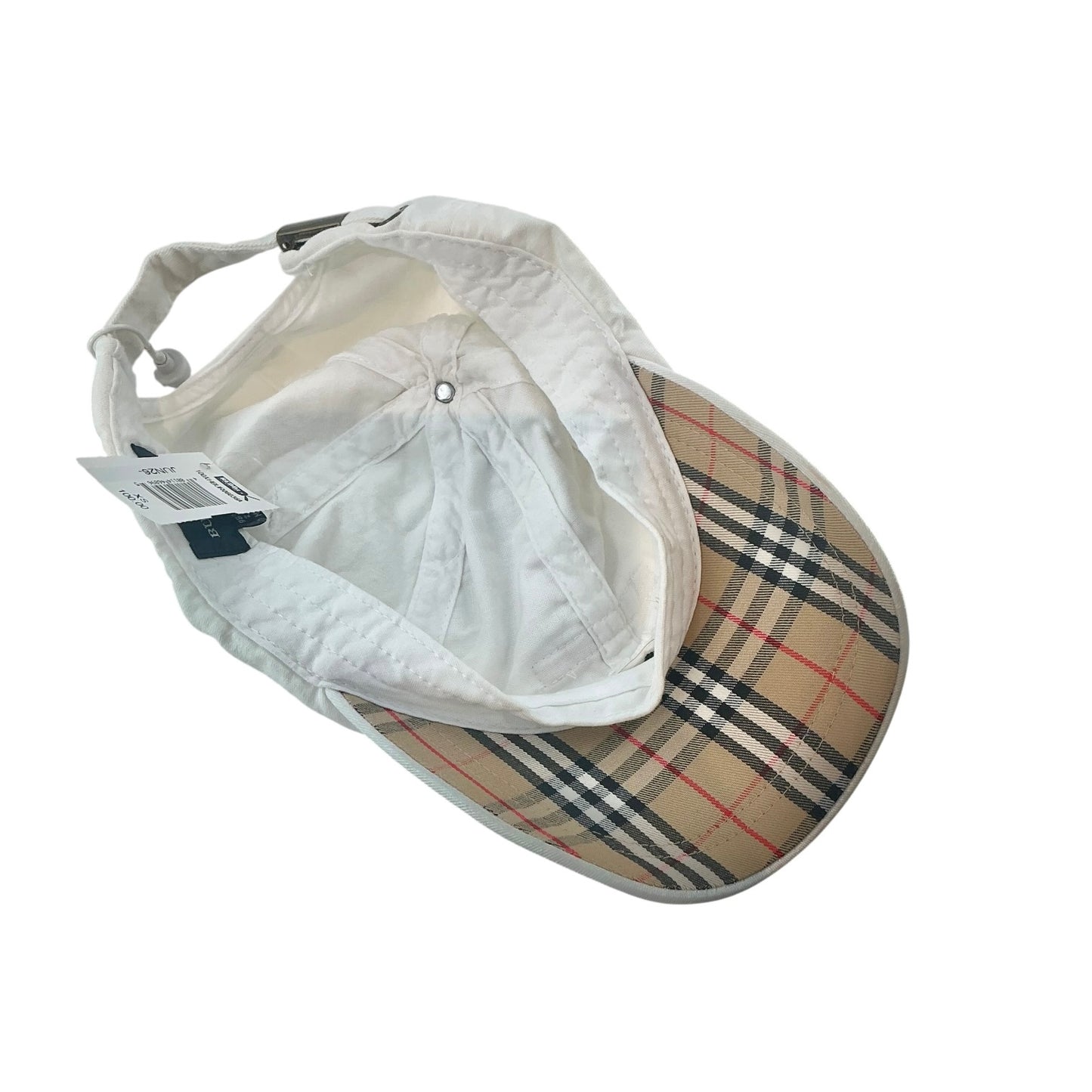 Rare Vintage Burberry Golf Embroidered Logo Baseball Cap