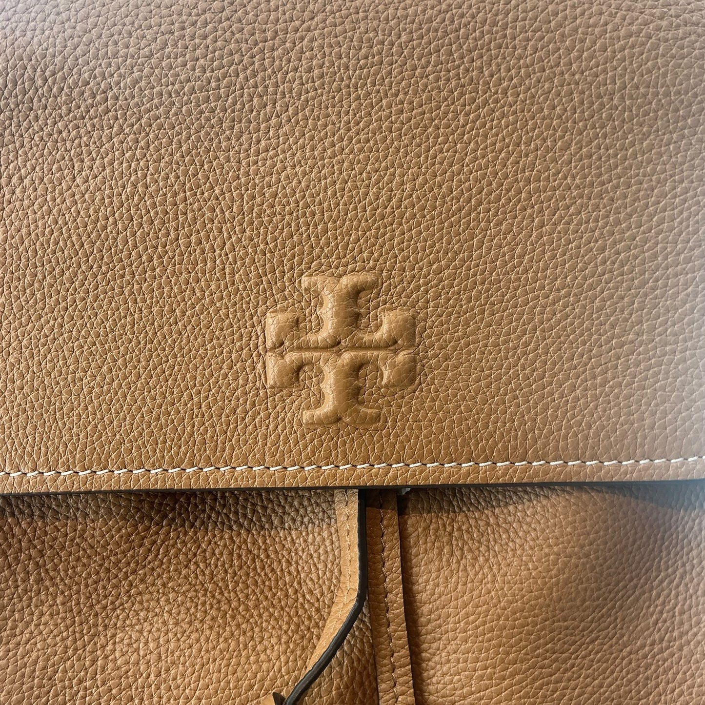 Tory Burch Thea Pebbled Leather Backpack