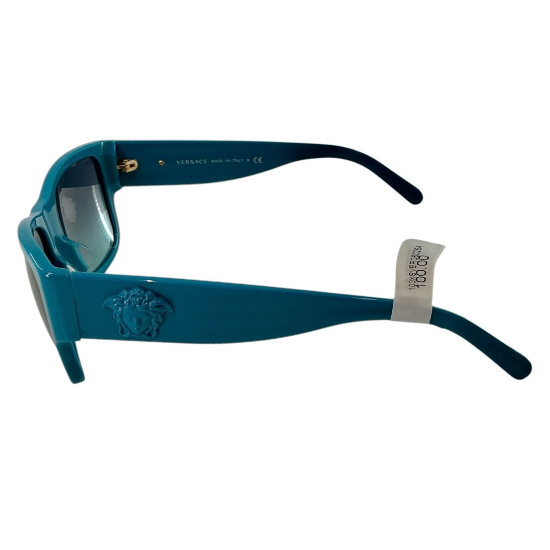 Versace VE4275 Turquoise Blue Medusa Square Sunglasses