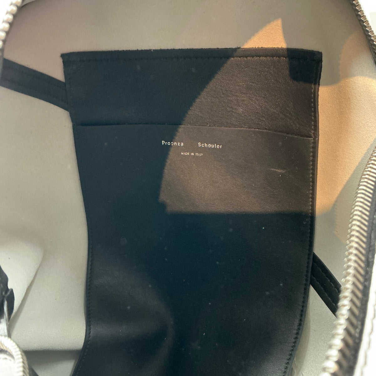 Proenza Schouler White Pebbled Leather Large Cire Hobo Bag