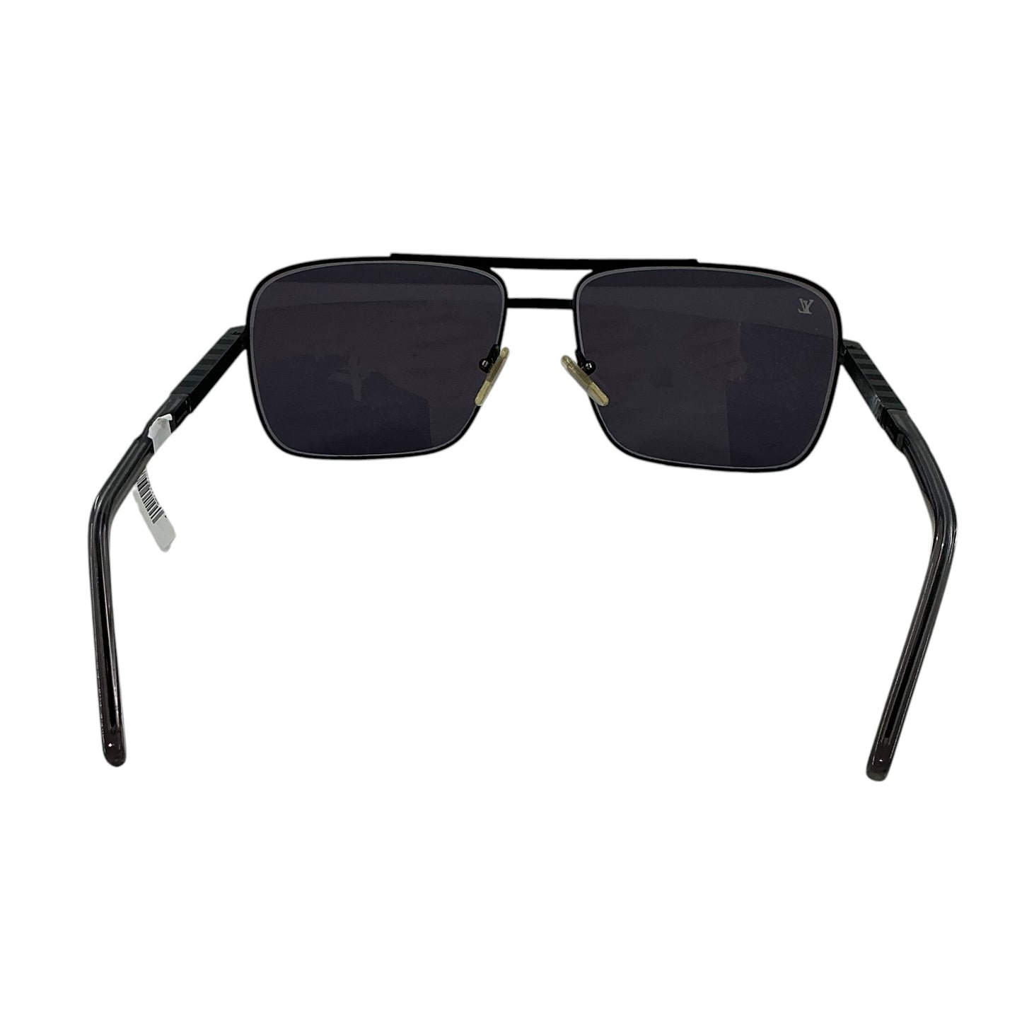 Louis Vuitton Attitude Black U Damier Square Aviator Sunglasses