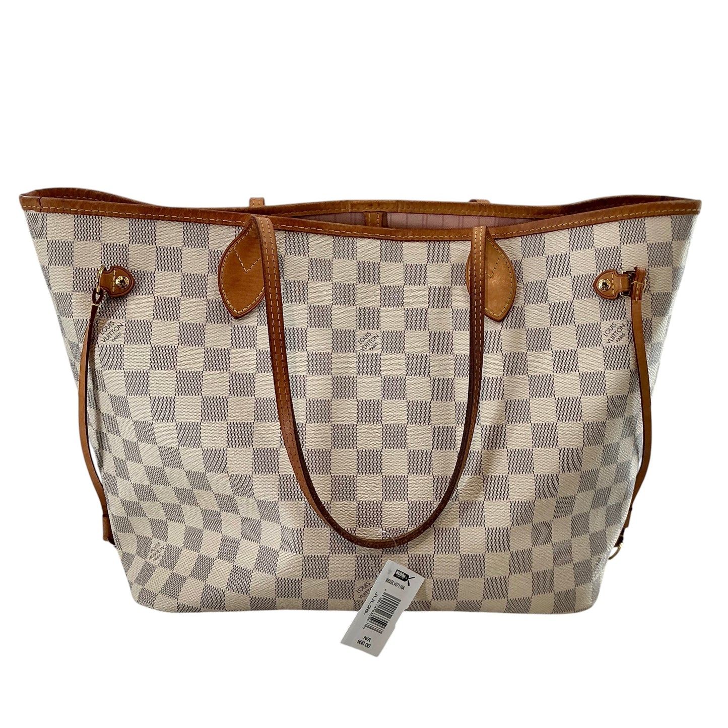 Louis Vuitton Damier Azur Neverfull GM Tote Bag