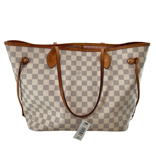 Louis Vuitton Damier Azur Neverfull GM Tote Bag