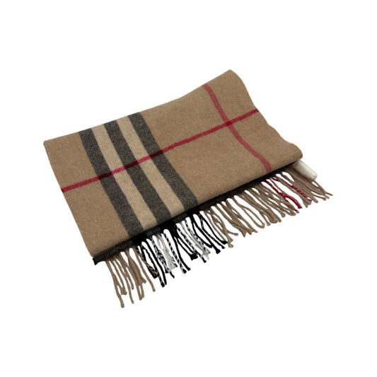Burberry House Check Pattern Cashmere Scarf