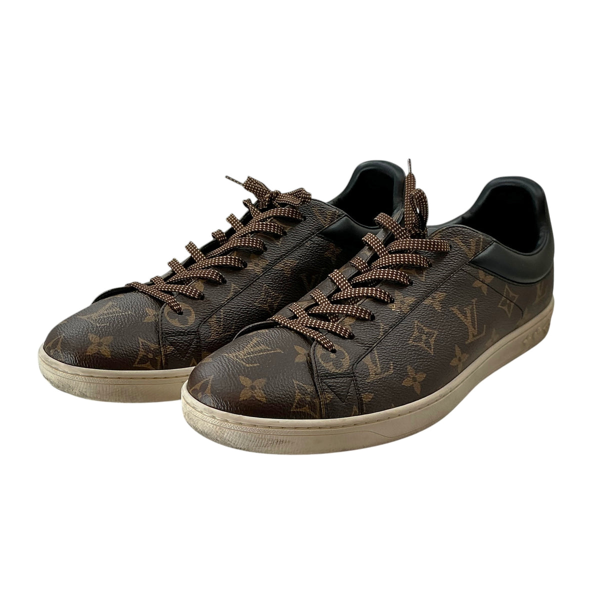 Louis Vuitton Men's Luxembourg Monogram Canvas Low-Top Sneakers