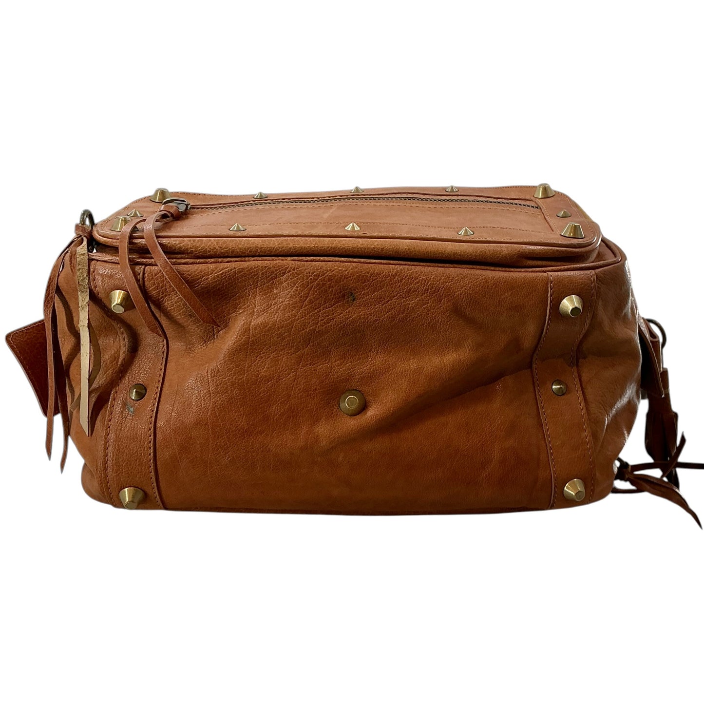 Chloé Brown Leather Utility Satchel Bag