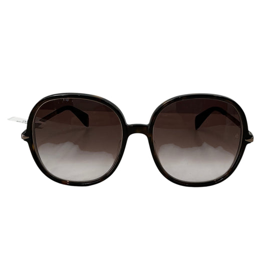 rag & bone Brown Gradient Round Sunglasses RNB 1031/G/S Dark Havana