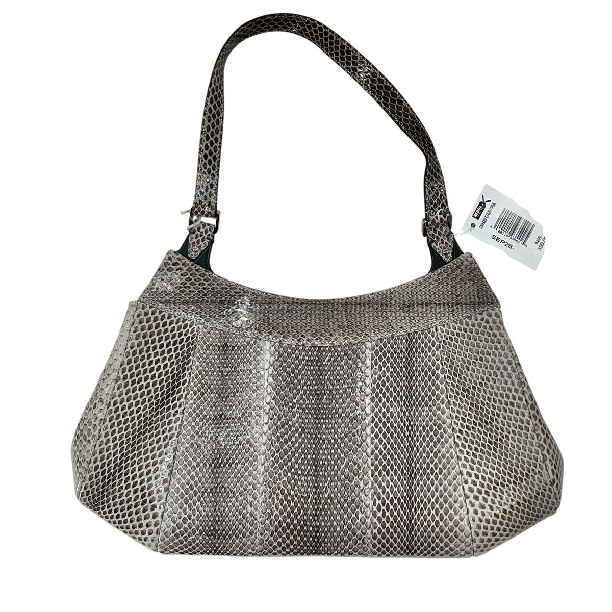 Salvatore Ferragamo Python Skin Gancini Hobo Bag