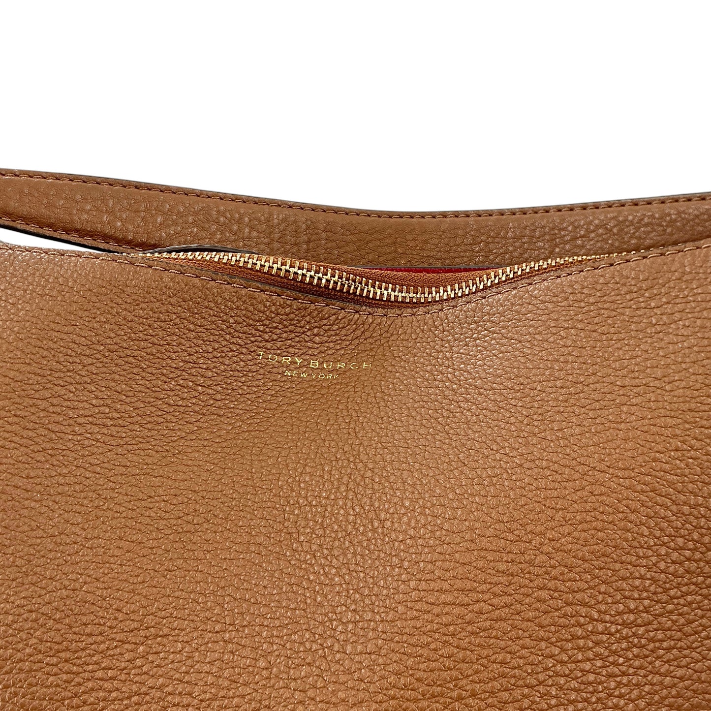 Tory Burch Perry Pebbled Leather Hobo Shoulder Bag