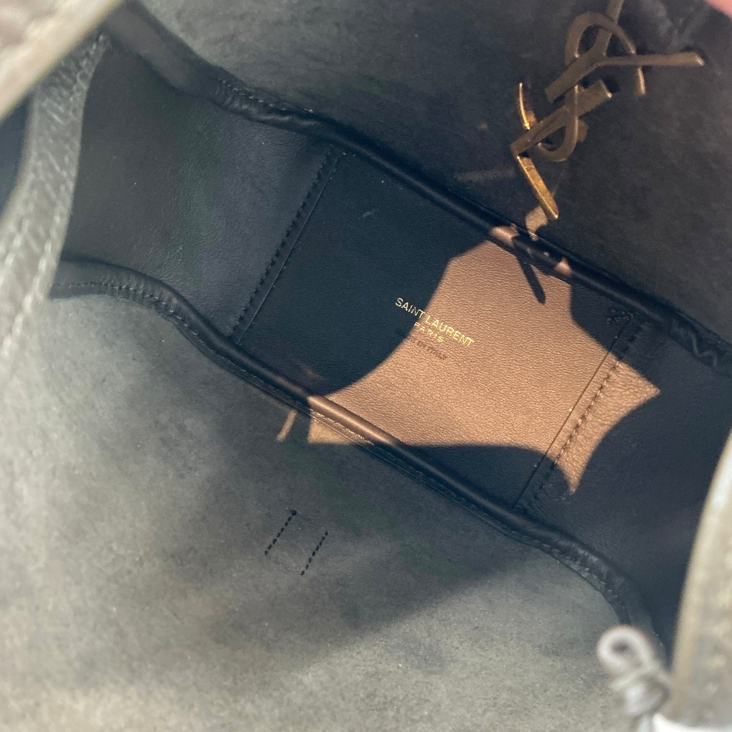 Saint Laurent Le 5 à 7 Supple Baby Grained Leather Hobo Bag