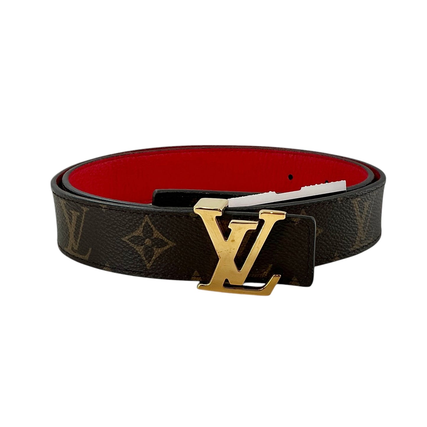 Louis Vuitton Monogram 30mm LV Initiales Reversible Belt Size 80 / 32