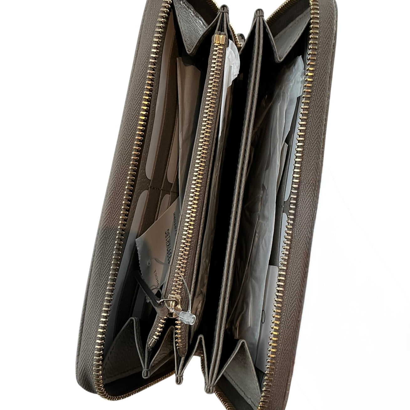 Gucci GG Canvas Zip Around Organizer Long Wallet