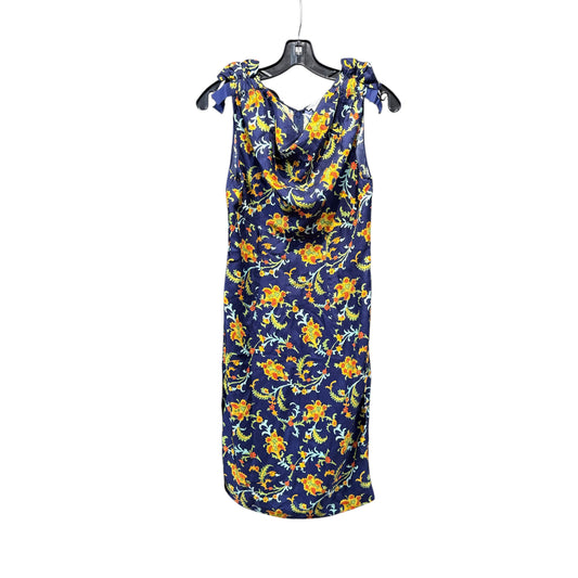 Oscar de la Renta Blue Floral Dress