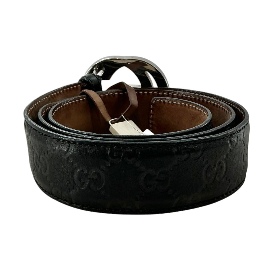 Gucci Interlocking G Signature Leather Belt (Size 36)