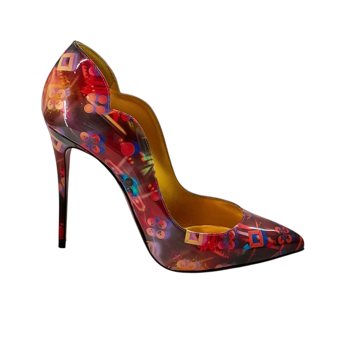 Christian Louboutin Hot Chick 100 Patent Discolaser Pumps