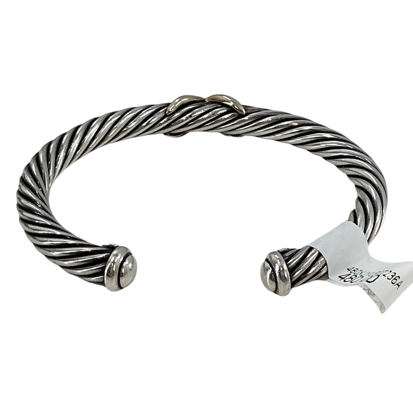 David Yurman X Classic Cable Station Cuff Bracelet