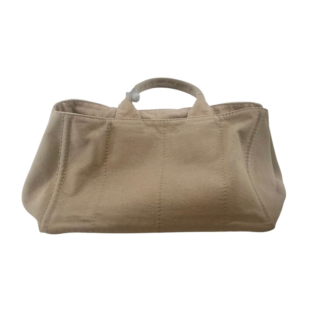 Prada Canapa Canvas Tote Bag – Beige/Tan