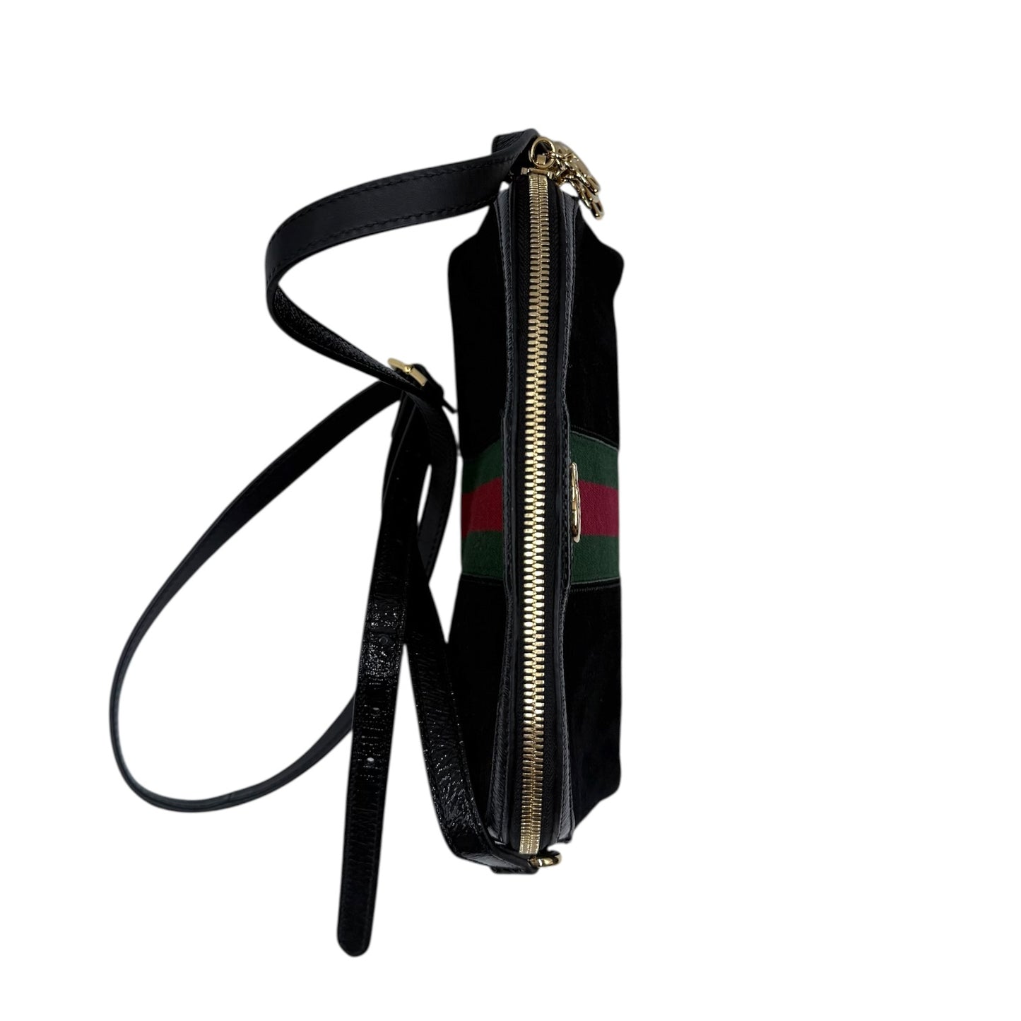 Gucci Black Ophidia Dome Shoulder Bag